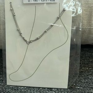Silver anklets